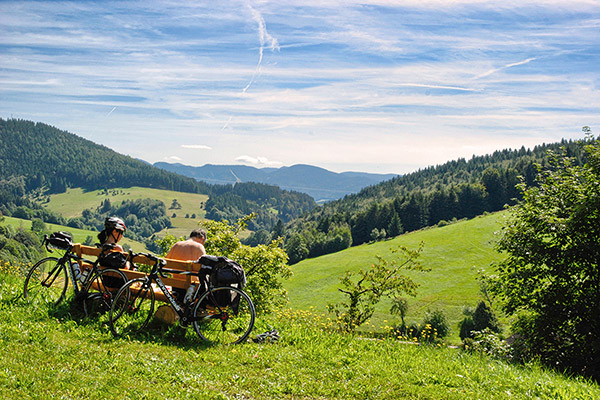 Radtour durch die idyllische Schwarzwaldlandschaft